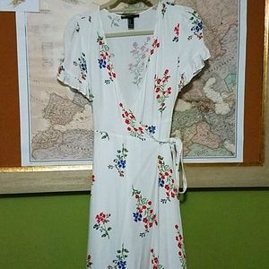 Cap-sleeve, floral, forever 21 maxi dress